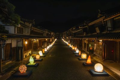 美濃和紙あかりアート展1 | 秋