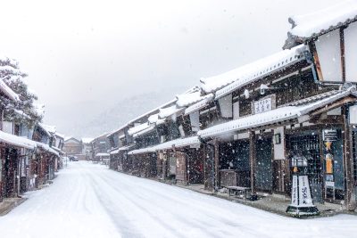 うだつの上がる町並み　冬 | うだつの上がる町並み