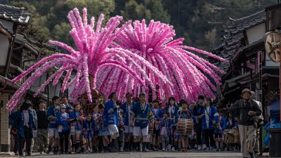 美濃まつり 花みこし 横（ワイド16：9） | イベント